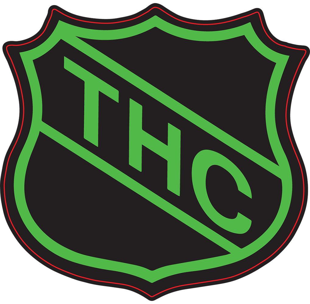 THC Hockey Shield Sticker – 4″ x 3.75″