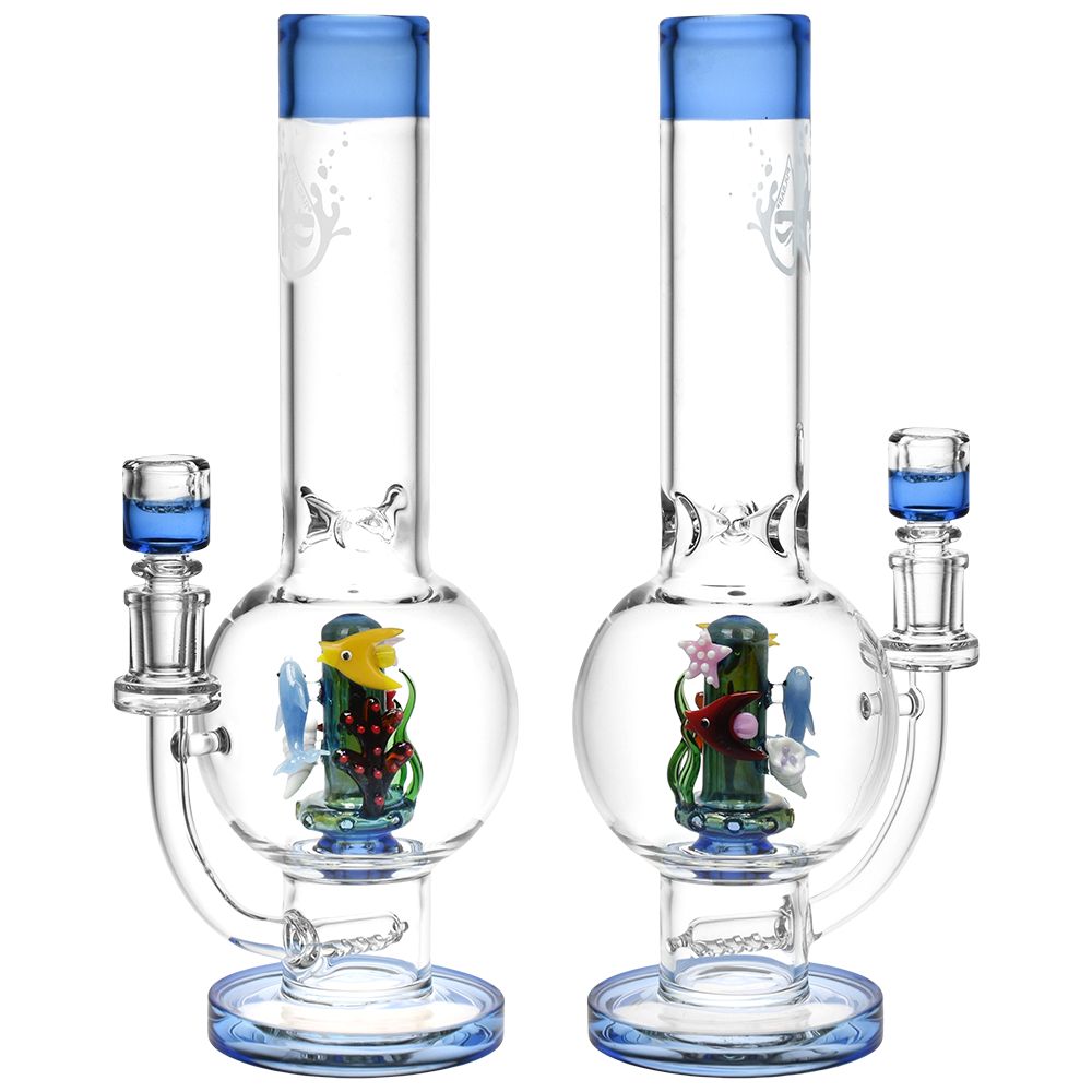 Pulsar Under The Sea Glass Water Pipe – 11.75″ / 14mm F