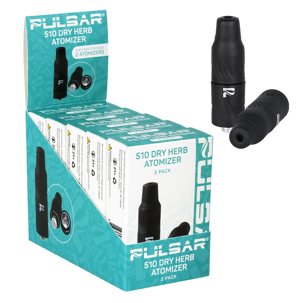 5CT DISPLAY – Pulsar 510 Universal Dry Herb Smoker Atomizer – 2pc