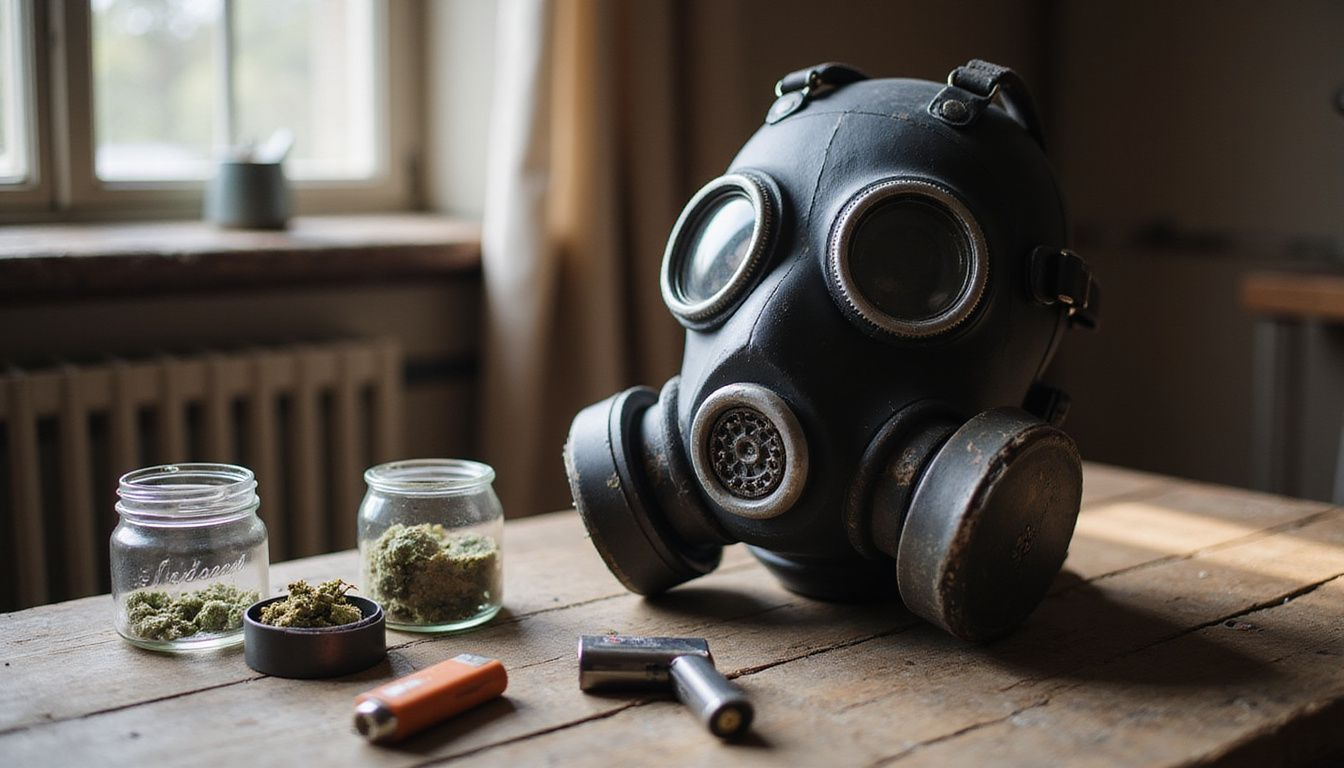 Dropship Gas Mask Bongs Using SmokeDrop
